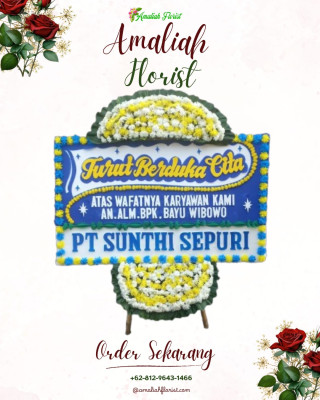 Papan Bunga Duka di Handil Bakti