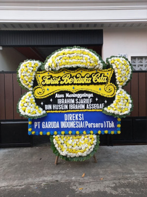 Papan Bunga Duka di Handil Bakti
