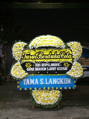 Papan Bunga Duka di Handil Bakti