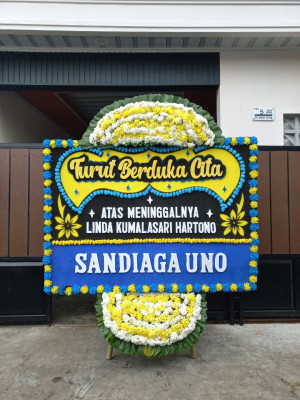 Papan Bunga Duka di Handil Bakti
